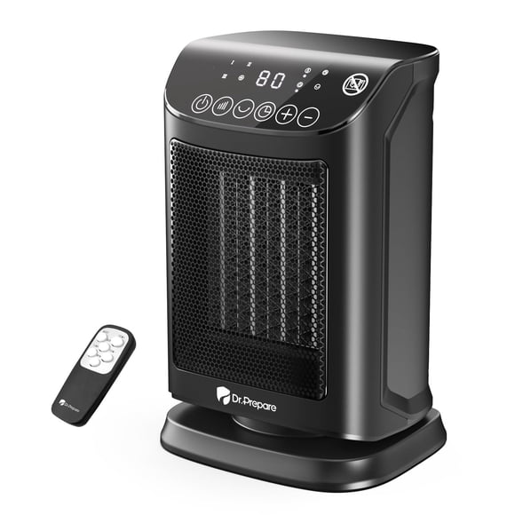 Calentador eléctrico cerámico PTC DR.PREPARE de 1500 W, 5 modos