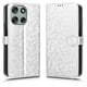 thumbnail image 1 of Funda Cartera Lunares Motorola Edge G56 5G con Tarjetero, Correa y Soporte Plata, 1 of 6