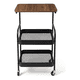 thumbnail image 3 of Carrito Organizador 3 Niveles Con Ruedas Madera Metal, 3 of 3