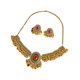 thumbnail image 3 of Conjunto De Aretes De Collar Vintage Magnífico De Moda Para Fiesta De Aniversario De Graduación Rojo, 3 of 5