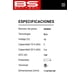 thumbnail image 2 of Bateria De Moto Bs Battery Btz8v Agm Ytx7l 7.4ah, 2 of 3