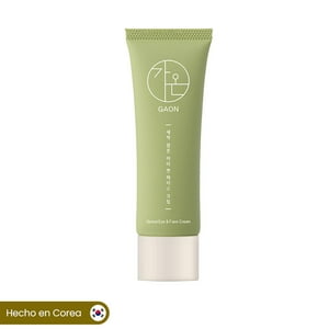 Crema Hidratante Antioxidante Y Contorno De Ojos Vegana Gaon 50Ml Verde Claro