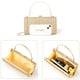 thumbnail image 2 of Bolso de noche plisado Kseymeir Clutch Purse para mujer, dorado, 2 of 3