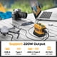 thumbnail image 4 of Inversor de Potencia PlantPalGear 220W DC 20V a AC 110V con 2 USB y 1 Tipo-C, 4 of 9
