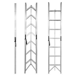 Genérico - Escalera Plegable Aluminio 7 Escalones Tijera 150Kg