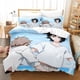 thumbnail image 1 of Seaside Stranger Bedding Set Single Twin Full Size Bed Set Adult Kid Bedroom Duvet cover Sets Anime Bed Sheet Set Bed Sheets, 1 of 5