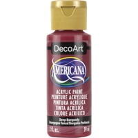Pintura Acrílica Decoart Americana Deep Burgundy, 60 Ml, No Tóxica
