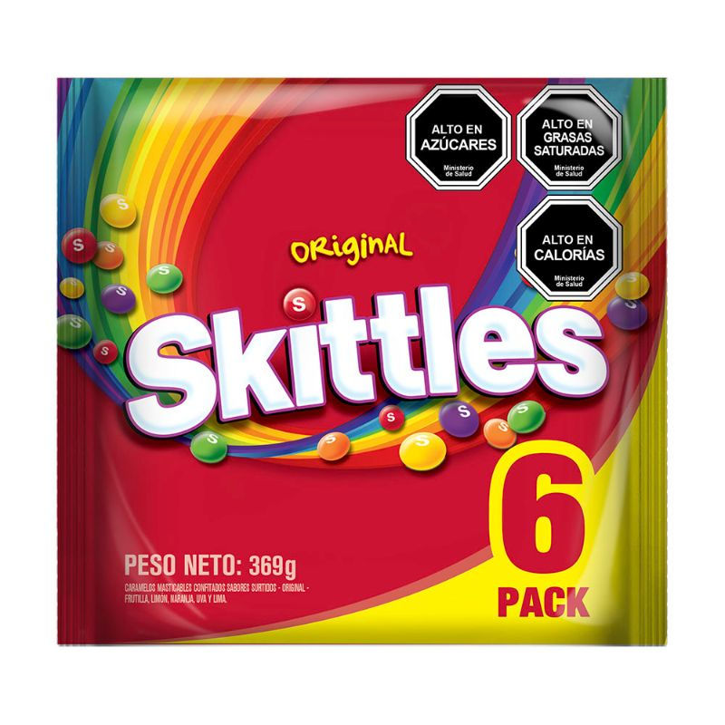 Caramelos Masticables Sabor Original 369 g Skittles
