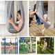 thumbnail image 5 of Columpio sensorial de terapia para interiores, ideal para adultos, niños y adolescentes con necesidades sensoriales especiales. Ideal para personas con autismo y con un efecto calmante (gris)., 5 of 8