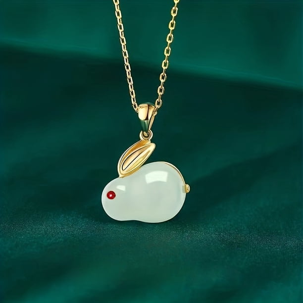 High-Quality Chinese Jade Rabbit Bracelet - Perfect Birthday Gift for Women!