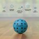 thumbnail image 4 of Pelotas de Pickleball de espuma Shark Athletics 2 unidades silenciosas, 4 of 6