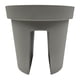 thumbnail image 4 of Macetero Colgante Para Balcon Terraza Plastico Maceta Jardin gris, 4 of 10