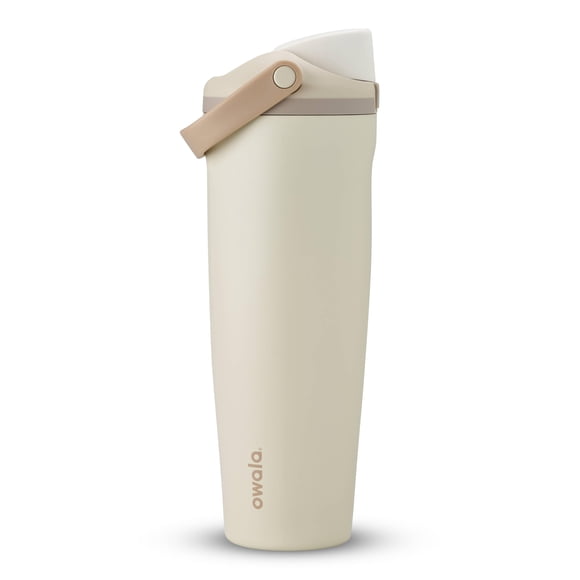Thermos Owala FreeSip Sway de acero inoxidable, 1,2 L, color canela