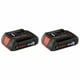 thumbnail image 1 of Baterías Power Bat612-2PK Bosch, 18 V, iones de litio, 2 Ah, paquete de 2, 1 of 2