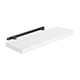 thumbnail image 5 of Estante Flotante De Pared Con Soporte Invisible Para Cocina, Dormitorio, Estilo Rústico, Color Blanco., 5 of 5