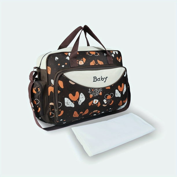 Large Cartoon Printed Single Shoulder Mommy Bag; Multifunctional Large Capacity Mother And Baby Bag; Fashionable Single Shoulder Cross-body Mommy Bag Diaper Bag