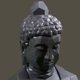 thumbnail image 5 of Estatua geométrica de cabeza de Buda de Figurine Hi-Line Gift Ltd., 5 of 7