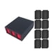 thumbnail image 1 of Caja De Mazo De Cartas Con Divisores De 8 Cartas Contenedor Fuerte Almacenamiento De Tarjeta De Juego Resistente Rojo Negro, 1 of 5