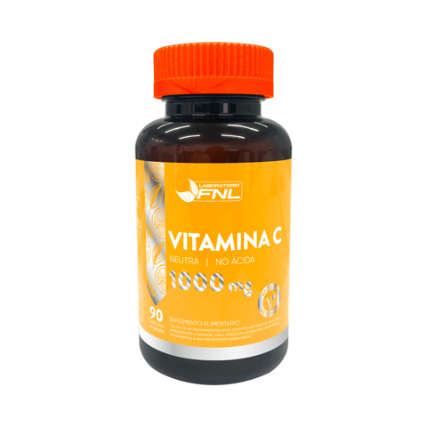 Fnl - Vitamina C 1000Mg/ Neutra - No Acida. 90Cap. Veg (Ascorbato De Sodio)
