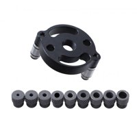 Magideal - Kit De Plantilla De Espiga Autocentrante Vertical, Juego De Brocas Localizadoras De Perforadora De 2-10Mm Con 9 Casquillos De Perforación, Perforadora , Negro