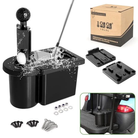 10l0l - Kit De Lavadora De Pelotas De Golf Y Limpiador Para Palos De Golf, 10 Litros