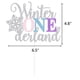 thumbnail image 2 of Fiesta de primer cumpleaños de Cake Topper Winter Onederland Snowflake, 2 of 6