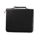 thumbnail image 1 of Estuche para tijeras, bolsa de peluquería de piel sintética, organizador de suministros de barbería, bolsa de almacenamiento para herramientas de saló negro, 1 of 5