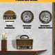 thumbnail image 4 of Radio Portatil Mini Retro Vintage Am/SW/FM Bluetooth Tasbel, 4 of 5