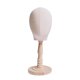 thumbnail image 4 of Cabeza De Maniquí Calva Con Base, Soporte Para Peluca Portátil Para Bufandas, Tocado, Bufanda, 4 of 5