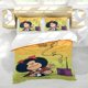 thumbnail image 5 of Mafalda Conjunto de sábanas temático, trío de piezas, cómodo y amigable con la piel, diseño único, regalo de decoración para el hogar para familiares, amigos y fans,135cm *200cm, 5 of 6