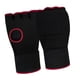 thumbnail image 2 of Vendas de Gel para boxeo, guantes interiores, protección acolchada para manos para hombres y mujeres, correas de muñeca rápidas para Sanda, ejercicio, Negro y rojo, 2 of 5