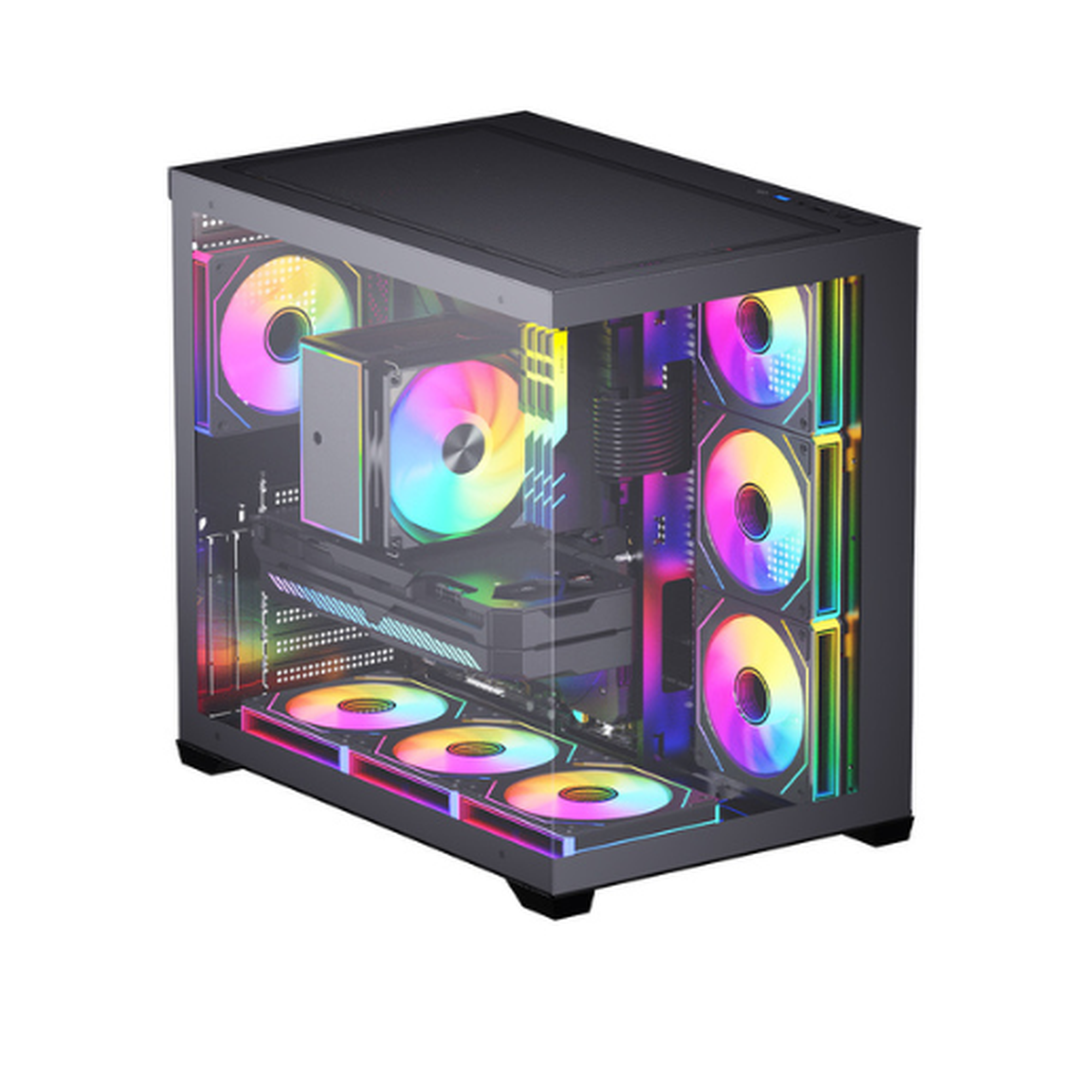 Eyl Store - Pc Gamer Rtx 5060 Ryzen 7 9700x B850m Wifi+bt 32gb Ddr5 1tb Ssd