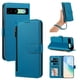 thumbnail image 1 of Funda con Billetera para [Google Pixel 8A] con Bolsillo Zipper y Tarjetero Azul lago, 1 of 6