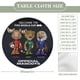 thumbnail image 2 of FIFA-theme Fitted Round Tablecloths Elastic Edged Table Covers Waterproof Table Cloth for Kitchen Holiday Party Tables Decor 150cm, 2 of 6