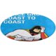 thumbnail image 1 of Fantasma del Espacio: Costa a Costa Alfombra Redonda de Felpa Coral, Antideslizante, No Desprende Pelusas, Lavable y Duradera para Salón, Dormitorio y Habitación de Niños 60cm, 1 of 6
