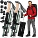 thumbnail image 1 of Bastones de senderismo TREKOLOGY Trek-Z plegables de 115 a 135 cm, 1 of 7