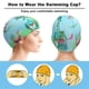 thumbnail image 3 of Lale Ki Lolu Gorro de Natación de Licra, Gorro de Baño de Tela Cómoda, Gorro Elástico Antideslizante para Hombres, Mujeres y Niños, 3 of 6