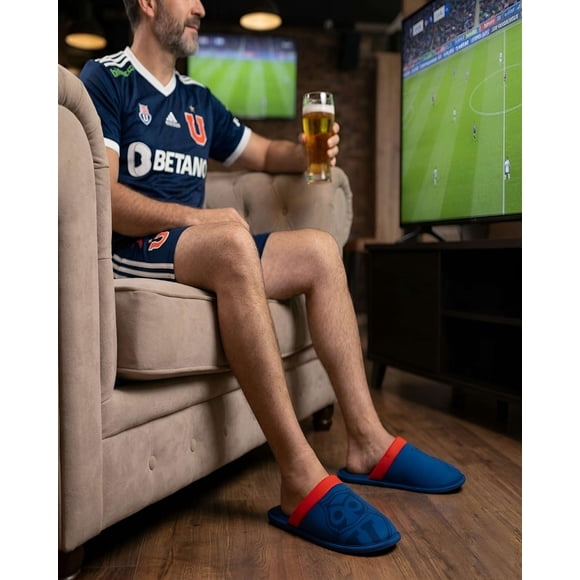 Pantuflas de Descanso Club Universidad de Chile Talla L
