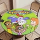 thumbnail image 5 of Cyberchase-theme Fitted Round Tablecloths Elastic Edged Table Covers Waterproof Table Cloth for Kitchen Holiday Party Tables Decor 120cm, 5 of 6