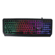 thumbnail image 1 of Teclado gamer impermeable retroiluminado español negro, 1 of 3