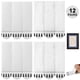 thumbnail image 1 of 12 pares de tiras adhesivas para colgar cuadros, resistentes, con velcro, resistentes a los daños, almohadillas adhesivas, pegatinas para marcos de fotos de pared., 1 of 7