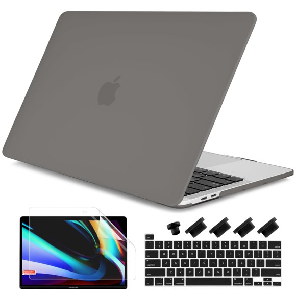 Funda DONGKE para MacBook Pro 13 (modelos A2338/A2251/A2289) Gris Escarchado