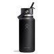 thumbnail image 1 of Botella de agua Hydro Flask 32 oz aislada y a prueba de fugas, negra, 1 of 8