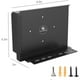 thumbnail image 2 of Monzlteck Wall Mount para PS5 Playstation 5 disco y digital Metal Vertical Colgado en la Pared Negro, 2 of 2