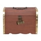thumbnail image 2 of Hucha del Tesoro caja de almacenamiento de dinero con cerradura y llaves contenedor de almacenamiento de madera para apartamento fiesta favores, 2 of 5