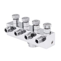 Magideal - Adaptador De Aerógrafo, Adaptador De Manguera De Aire, Aerógrafo Profesional, Herramienta De Reparación De Pintura De Ajuste Portátil, Salida De Aire 1 De Cada 4