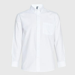 Jayson - Camisa Oxford B/Pegado M/L Blanco M