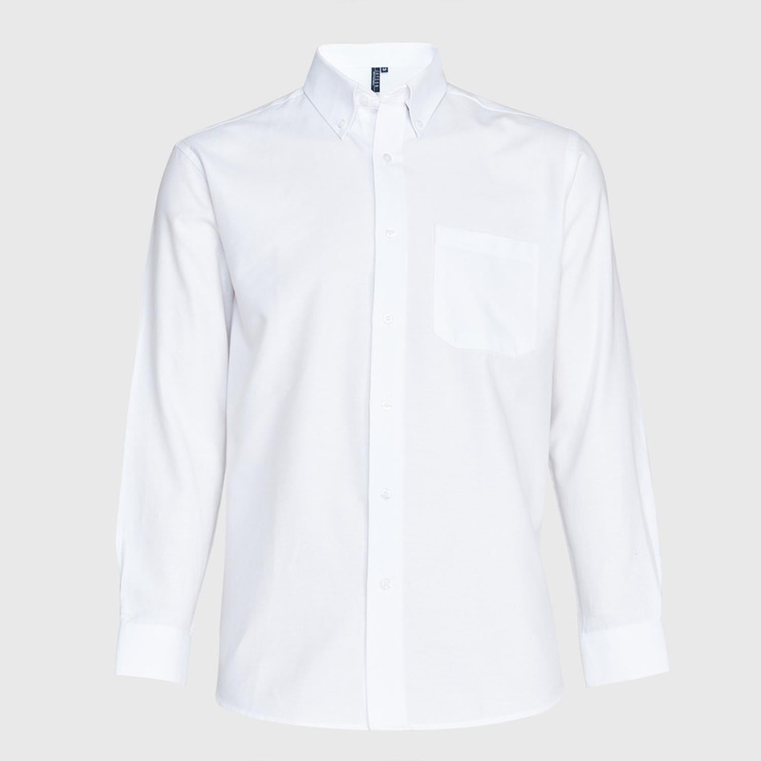 Jayson - Camisa Oxford B/pegado M/l Blanco Xl