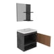 thumbnail image 3 of Kit Muebles Baño Aéreo C/Lavamanos Inc. Incluye Espejo Mural Gris Marengo/Almendra, 3 of 3
