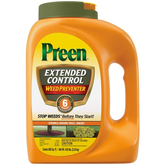 Weed Preventer Preen Extended Control, botella de 2,23 kg, 75 m²